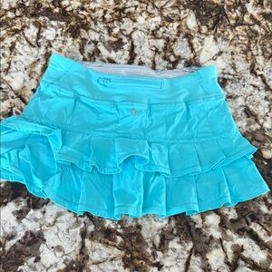 Ivivva Blue Ruffled girls Skirt size 8